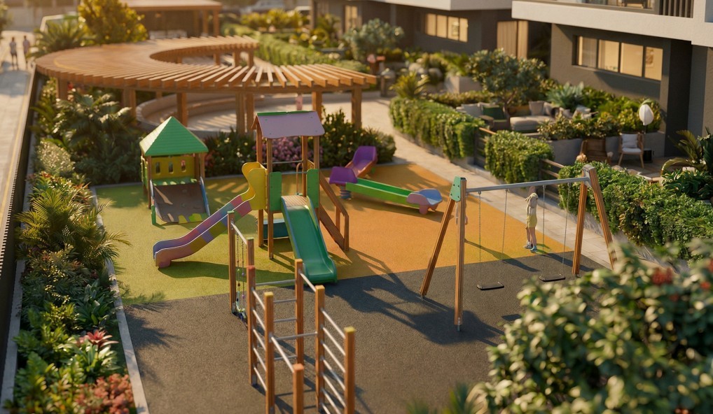 Children's playground at Rawa Residence